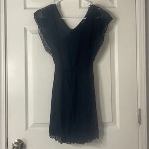 Black lace dress